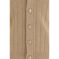 Brunello Cucinelli Beige Cashmere Cardigan