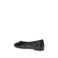 Tory Burch Black Calf Leather Bos Taurus Ballet Flats