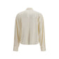 Brunello Cucinelli Beige Silk Shirt