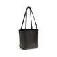 The Row Black Calf Leather Bos Taurus Shoulder Bag