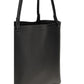 The Row Black Calf Leather Bos Taurus Shoulder Bag