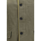 Fendi Bicolor Cotton Full-Length Jacket