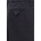 Prada Blue Cotton Casual Pants