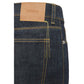 Fendi Blue Cotton Slim Fit Jeans