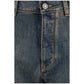 Fendi Blue Cotton Jeans Denim