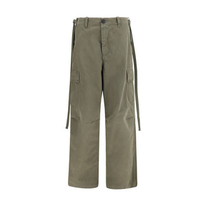 Fendi Bicolor Cotton Cargo Pants