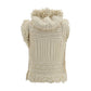Fendi White Wool Oves Aries Sleeveless Jacket