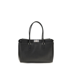 Fendi Black Calf Leather Bos Taurus Shoulder Bag