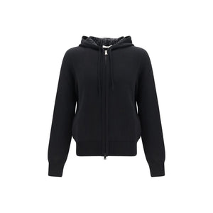 Fendi Black Cashmere Hoodie