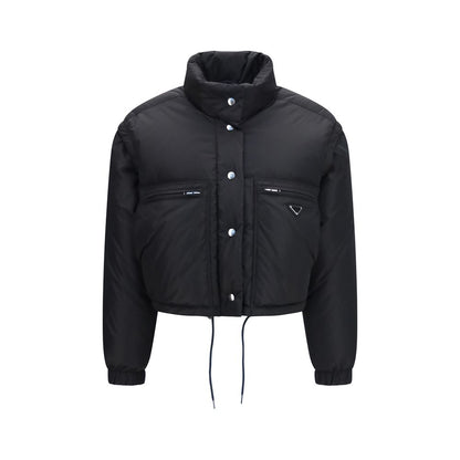 Prada Black Goose Down Full-Length Jacket