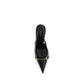 Gucci Black Calf Leather Bos Taurus High Heel Pumps