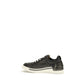 Fendi Black Calf Leather Bos Taurus Low Top Sneakers