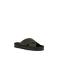 Fendi Bicolor Polyester Flat Sandals