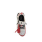 Off-White Red Polyester Athletic Sneakers