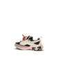 Off-White Multicolor Polyester Athletic Sneakers
