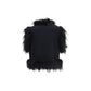 Fendi Black Wool Oves Aries Sleeveless Jacket