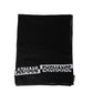 Armani Exchange Black Marabou Scarf