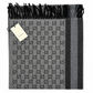 Gucci Monogram Grey Wool Scarf with Fringe