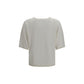 Brunello Cucinelli White Cashmere Sweatshirt