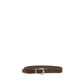 Brunello Cucinelli Brown Suede Leather Regular Belt
