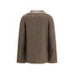 Giorgio Armani Brown Wool Oves Aries Full-Length Jacket