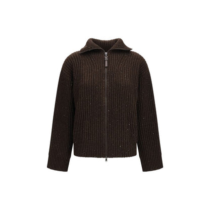 Brunello Cucinelli Brown Cashmere Sweatshirt