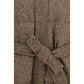 Brunello Cucinelli Brown Wool Oves Aries Coat