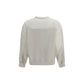 Brunello Cucinelli White Cotton Sweatshirt