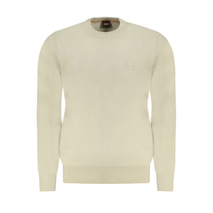 Hugo Boss Beige Cotton Men's Sweater