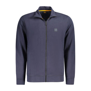 Hugo Boss Blue Cotton Men's Sweatshirt
