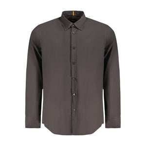 Hugo Boss Black Cotton Men's Shirt