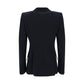 Alexander McQueen Black Acetate Blazer