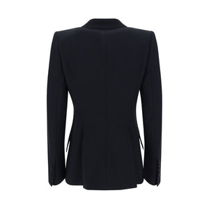 Alexander McQueen Black Acetate Blazer