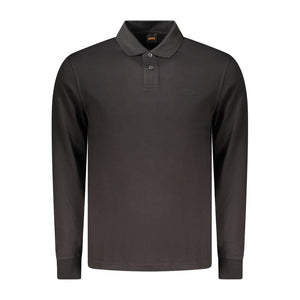 Hugo Boss Black Cotton Polo Shirt