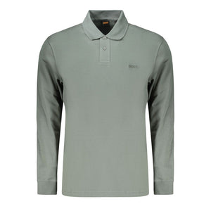 Hugo Boss Green Cotton Polo Shirt