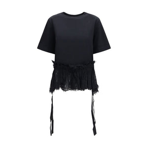 Alexander McQueen Black Cotton T-Shirt