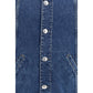 Brunello Cucinelli Blue Cotton Denim Jacket