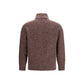 Brunello Cucinelli Bordeaux Wool Oves Aries Cardigan