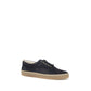 Brunello Cucinelli Blue Suede Leather Low Top Sneakers