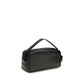 Prada Black Calf Leather Bos Taurus Shoulder Bag