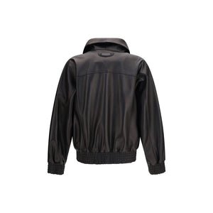 Balenciaga Black Lamb Ovis Aries Leather Jacket