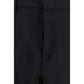 Fendi Black Mohair Dress Pants