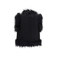Fendi Black Wool Oves Aries Sleeveless Jacket