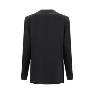 Fendi Black Wool Oves Aries Blazer