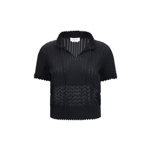 Alexander McQueen Black Viscose T-Shirt