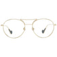Moncler Gold Metal Sunglasses