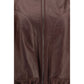 Brunello Cucinelli Bordeaux Lamb Ovis Aries Leather Jacket