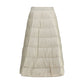 Moncler Beige Nylon Midi Skirt