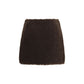 Moncler Brown Polyester Mini Skirt