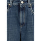 Brunello Cucinelli Blue Cotton Relaxed Fit Jeans